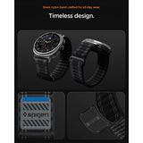 Spigen Samsung Galaxy Watch 8 40/44mm/Classic 46mm ranneke WBF0 Musta
