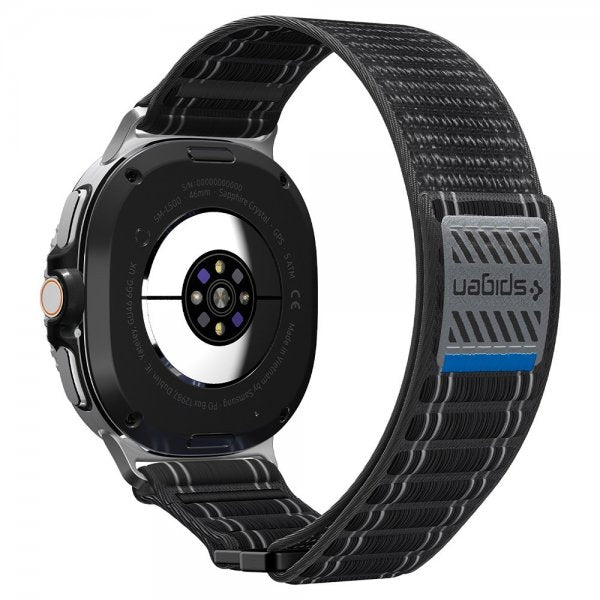 Spigen Samsung Galaxy Watch 8 40/44mm/Classic 46mm ranneke WBF0 Musta