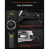Spigen Samsung Galaxy Watch 8 40/44mm/Classic 46mm ranneke Athlex Air Active musta