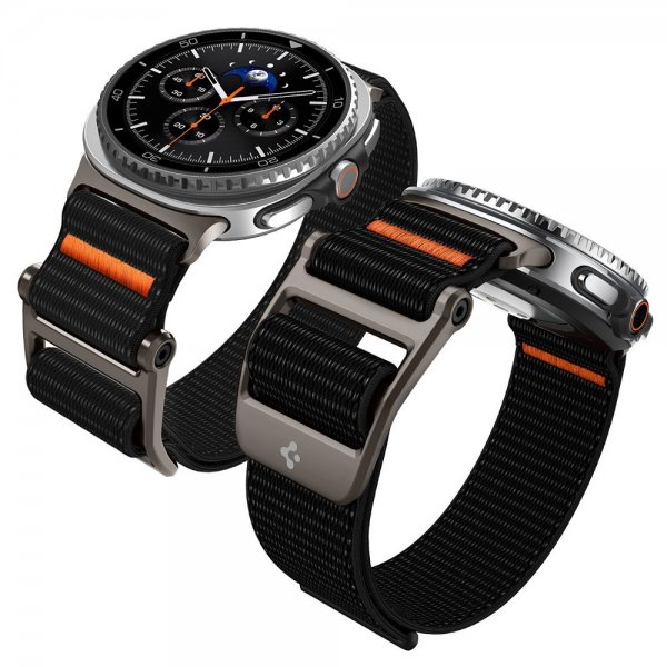 Spigen Samsung Galaxy Watch 8 40/44mm/Classic 46mm -ranneke DuraPro Flex Musta