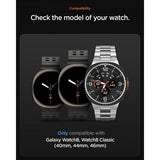 Spigen Samsung Galaxy Watch 8 40/44mm/Classic 46mm -ranneke DuraPro Flex Musta