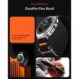 Spigen Samsung Galaxy Watch 8 40/44mm/Classic 46mm -ranneke DuraPro Flex Musta