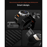 Spigen Samsung Galaxy Watch 8 40/44mm/Classic 46mm -ranneke DuraPro Flex Musta