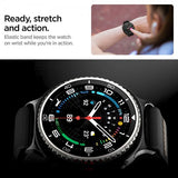 Spigen Samsung Galaxy Watch 8 40/44mm/Classic 46mm ranneke Lite Fit musta