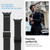 Spigen Samsung Galaxy Watch 8 40/44mm/Classic 46mm ranneke Lite Fit musta
