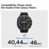 Spigen Samsung Galaxy Watch 8 40/44mm/Classic 46mm ranneke Lite Fit musta