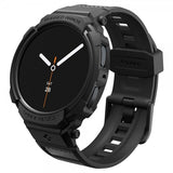 Spigen Samsung Galaxy Watch 8 44mm ranneke ja suojakotelo Rugged Armor Pro Matte Black