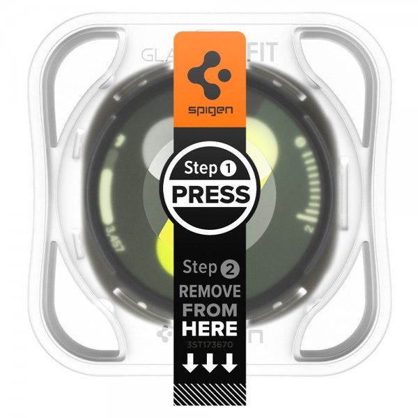Spigen Samsung Galaxy Watch 8 40mm Näytönsuoja GLAS.tR EZ Fit 2-pakkaus