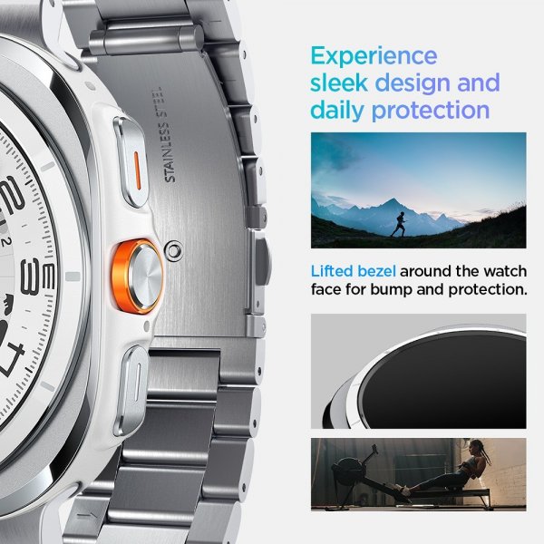 Spigen Samsung Galaxy Watch Ultra 47mm ranneke Modern Fit 316L, hopea