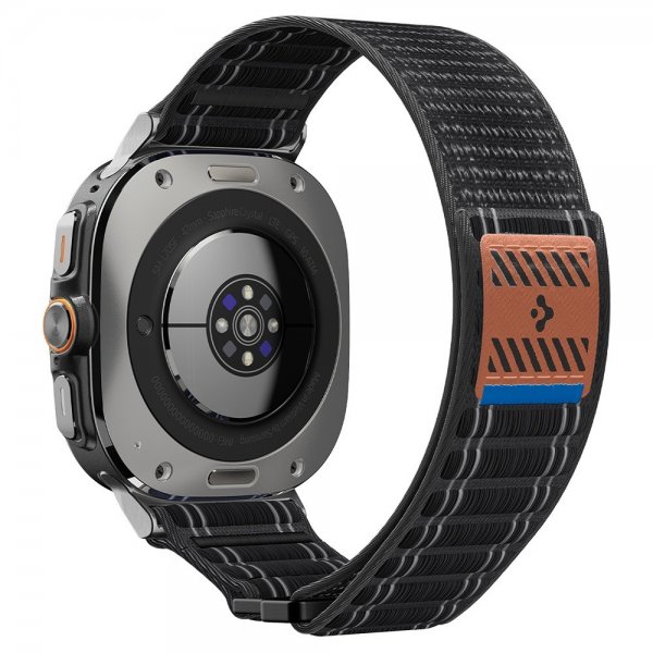 Spigen Samsung Galaxy Watch Ultra 47mm ranneke WBF0 Musta