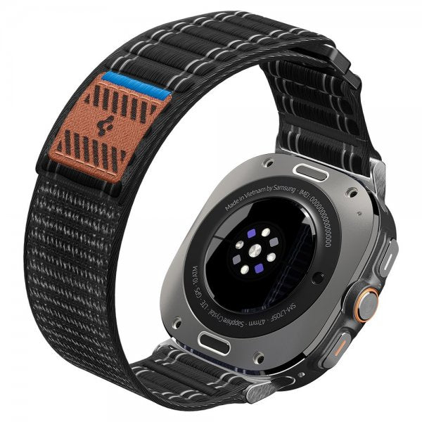 Spigen Samsung Galaxy Watch Ultra 47mm ranneke WBF0 Musta