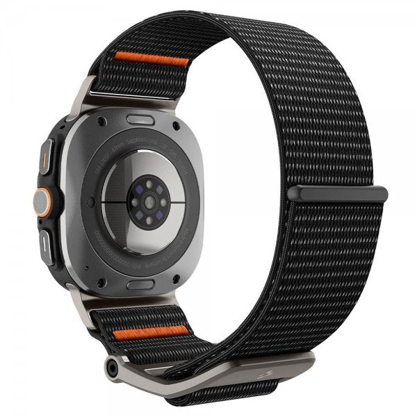 Spigen Samsung Galaxy Watch Ultra -ranneke DuraPro Flex, musta