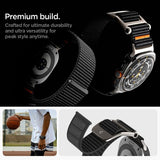 Spigen Samsung Galaxy Watch Ultra -ranneke DuraPro Flex, musta