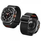 Spigen Samsung Galaxy Watch Ultra -ranneke Lite Fit, musta