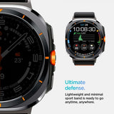 Spigen Samsung Galaxy Watch Ultra -ranneke Lite Fit, musta