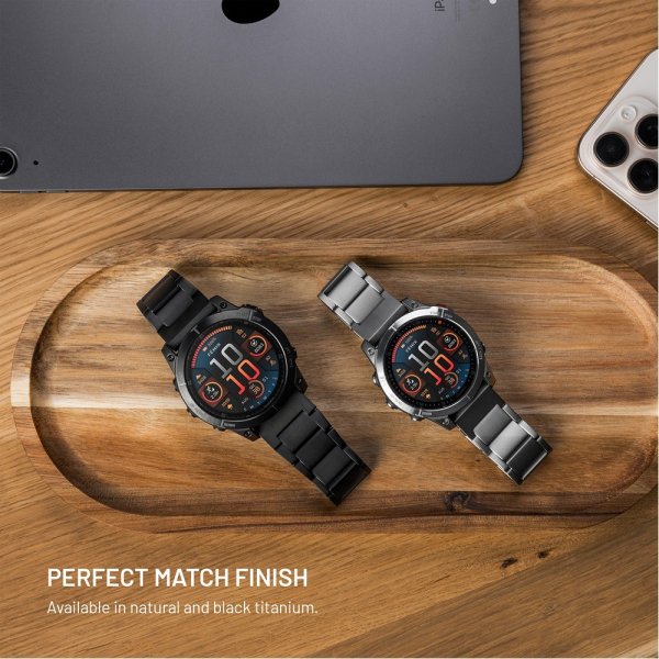 Kiinteä Samsung Galaxy Watch Ultra -ranneke titaaniranneke luonnollinen
