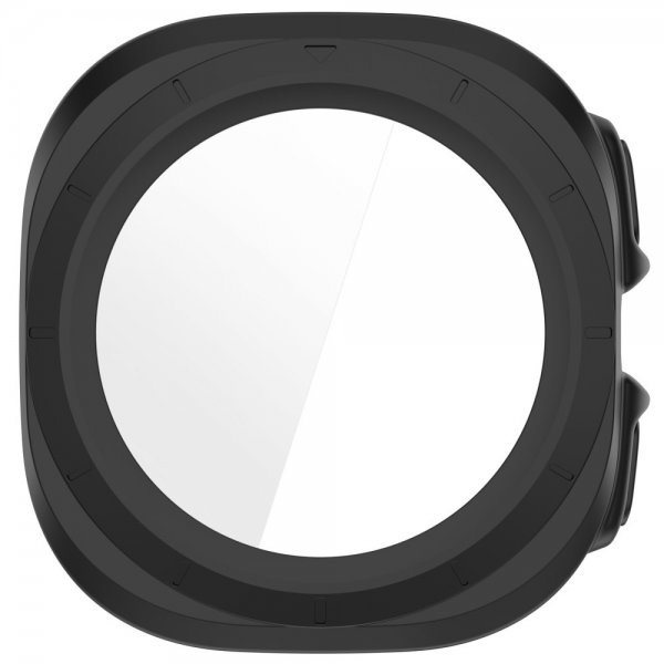 Samsung Galaxy Watch Ultra Kuori sisäänrakennetulla näytönsuojalla, musta