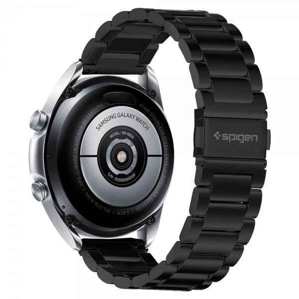 Spigen Samsung Galaxy Watch 20mm Ranneke Modern Fit Musta