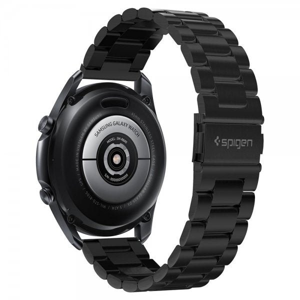 Spigen Samsung Galaxy Watch 22mm ranneke Modern Fit Musta