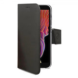Celly Samsung Galaxy XCover 5 -suojakotelo Wally Wallet Case, musta