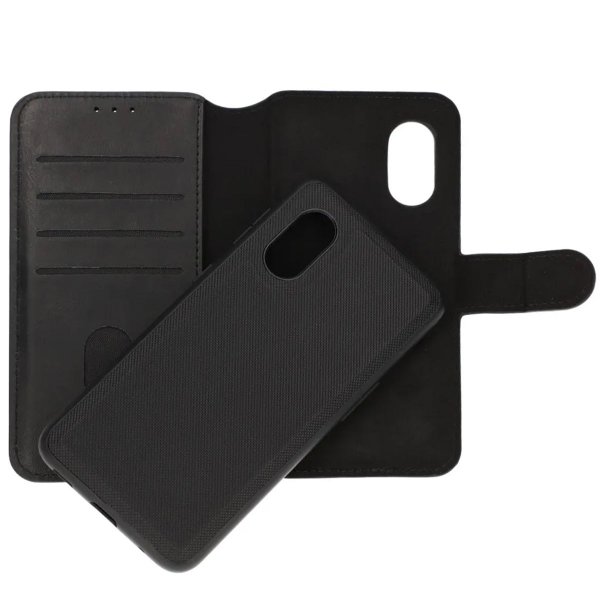 Rvelon Samsung Galaxy XCover 5 - Kotelo Magneettisesti Irrotettava Kuori Musta