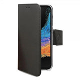 Celly Samsung Galaxy Xcover 6 Pro -kotelo Wally Wallet Case - Musta