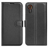 Samsung Galaxy XCover 7 Litchi-suojakuori, musta