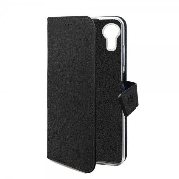 Celly Samsung Galaxy XCover 7 suojakotelo Wally Wallet Case, musta