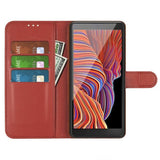 Samsung Galaxy XCover 7 - Kotelo jalustalla, ruskea