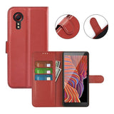 Samsung Galaxy XCover 7 - Kotelo jalustalla, ruskea