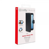Celly Samsung Galaxy XCover Pro Suojakotelo Wally Wallet Case Musta