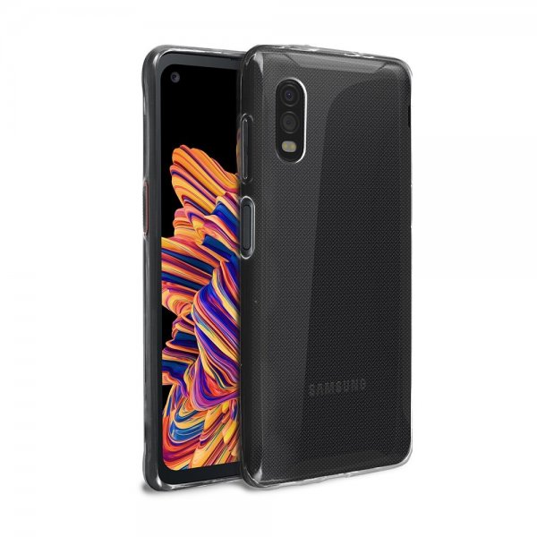 Puro Samsung Galaxy XCover Pro -suojakuori, Nude Transparent