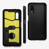 Spigen Samsung Galaxy XCover Pro -suojakuori Tough Armor, musta