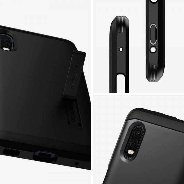 Spigen Samsung Galaxy XCover Pro -suojakuori Tough Armor, musta