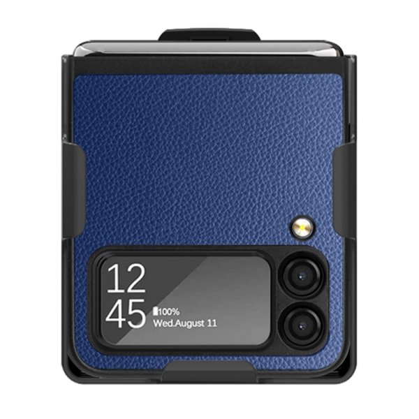 Samsung Galaxy Z Flip 3 -kotelo vyöklipsillä, sininen