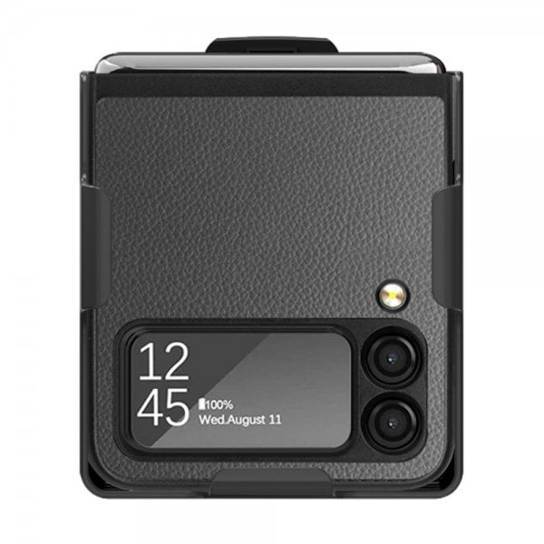 Samsung Galaxy Z Flip 3 -kotelo vyöklipsillä, harmaa