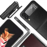 Samsung Galaxy Z Flip 3 -kotelo vyöklipsillä, harmaa