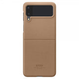 Spigen Samsung Galaxy Z Flip 3 -suojakuori Enzo Classic Brown