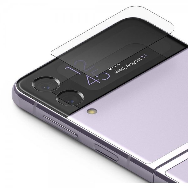 Ringke Samsung Galaxy Z Flip 3 -näytönsuoja Cover Display Protector Glass, 3 kpl