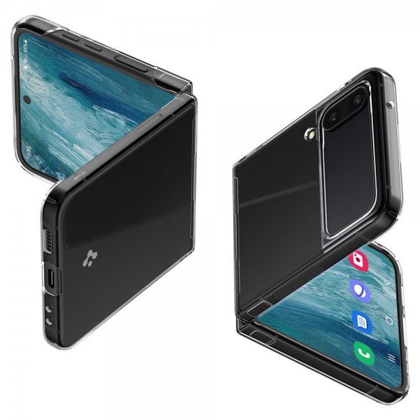 Spigen Samsung Galaxy Z Flip 4 AirSkin Crystal Clear -suojakuori