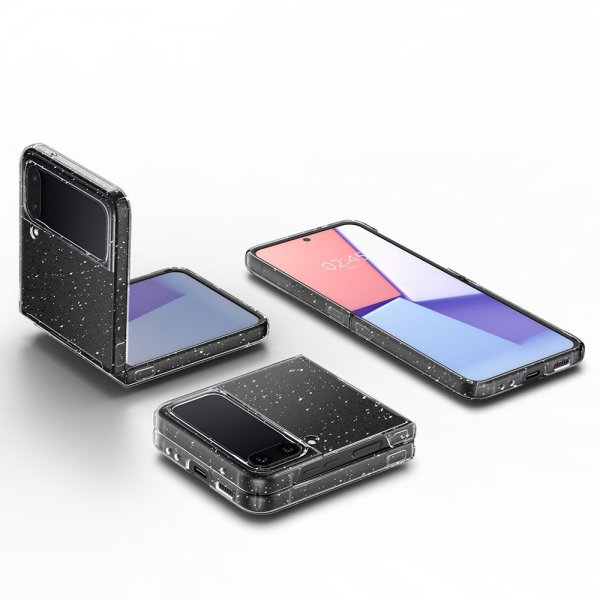 Spigen Samsung Galaxy Z Flip 4 Air Skin Glitter Crystal Quartz -kuori