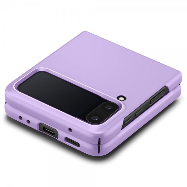 Spigen Samsung Galaxy Z Flip 4 AirSkin -suojakuori, Rose Purple