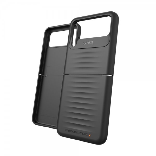 Gear4 Samsung Galaxy Z Flip 4 -suojakotelo Bridgetown Musta
