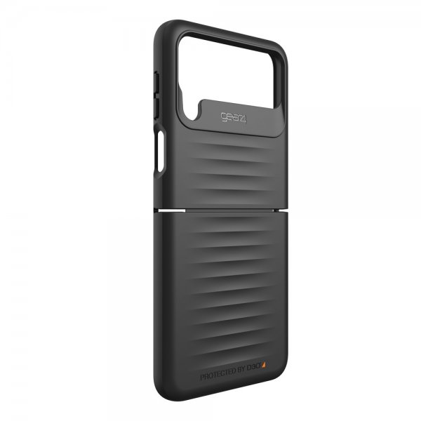 Gear4 Samsung Galaxy Z Flip 4 -suojakotelo Bridgetown Musta