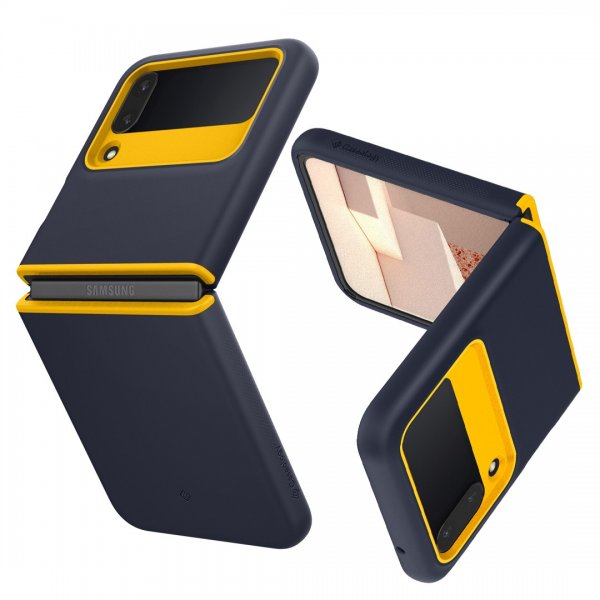 Caseology Samsung Galaxy Z Flip 4 -kuori Nano Pop Blueberry Navy