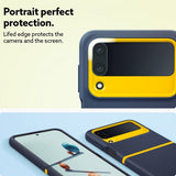 Caseology Samsung Galaxy Z Flip 4 -kuori Nano Pop Blueberry Navy