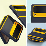 Caseology Samsung Galaxy Z Flip 4 -kuori Nano Pop Blueberry Navy
