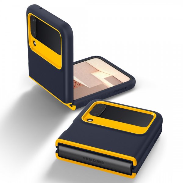 Caseology Samsung Galaxy Z Flip 4 -kuori Nano Pop Blueberry Navy