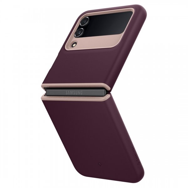 Caseology Samsung Galaxy Z Flip 4 -suojakuori Nano Pop Burgundy Bean