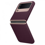 Caseology Samsung Galaxy Z Flip 4 -suojakuori Nano Pop Burgundy Bean